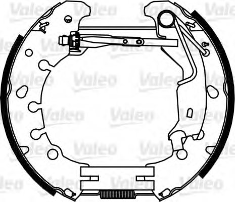 VALEO 554887 Brake Shoe Set